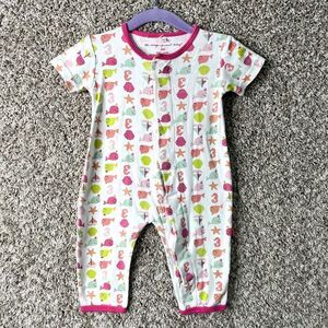 Magnificent Baby One Piece Baby 6M Ocean Animal Print Magnetic